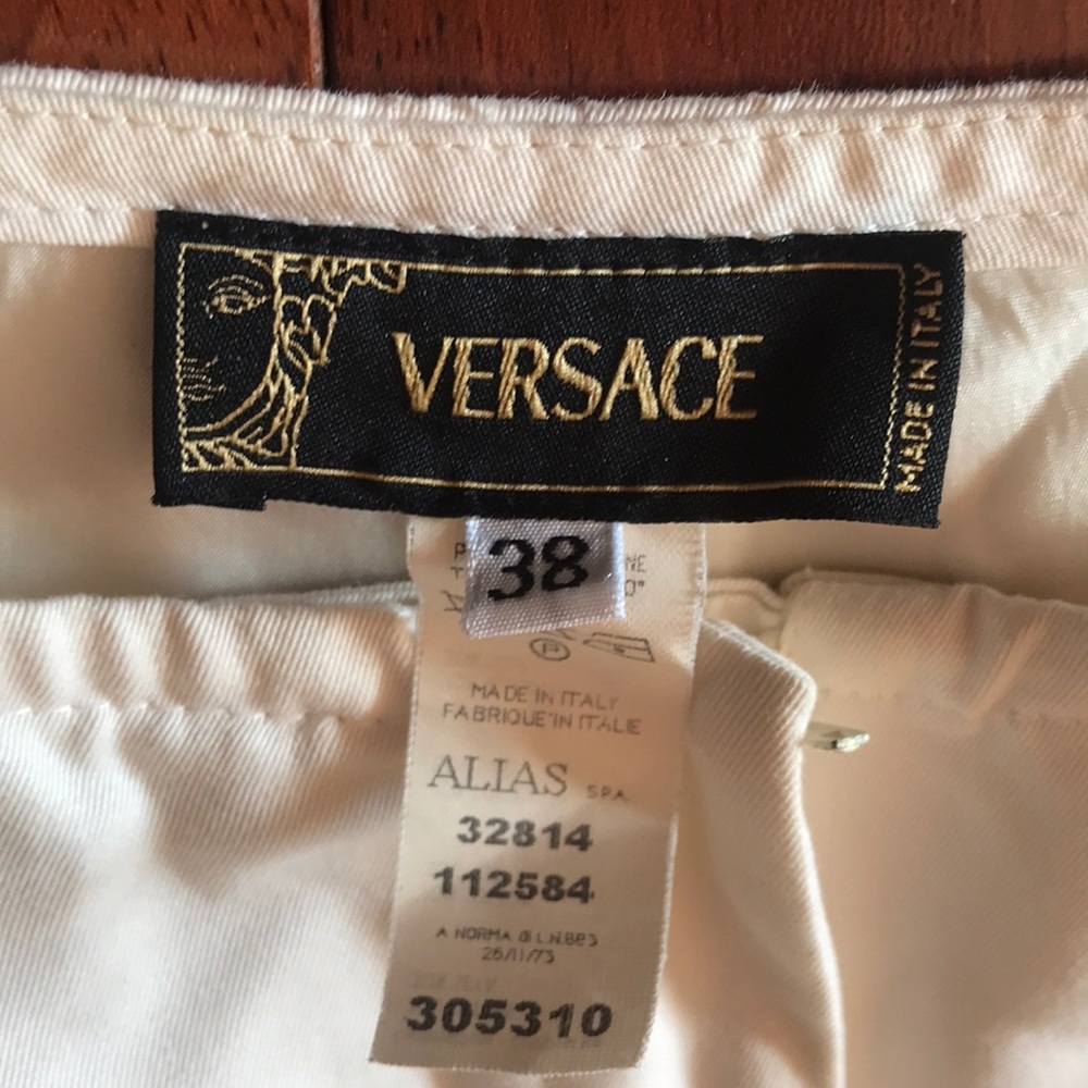 Versace ❤️Women’s Cream Slacks SZ:38
